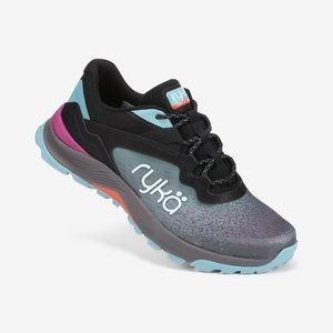 Women's Ryka, Take A Hike Trail Hiking Shoe H9058M1001 Black Leather Mesh Sz 7